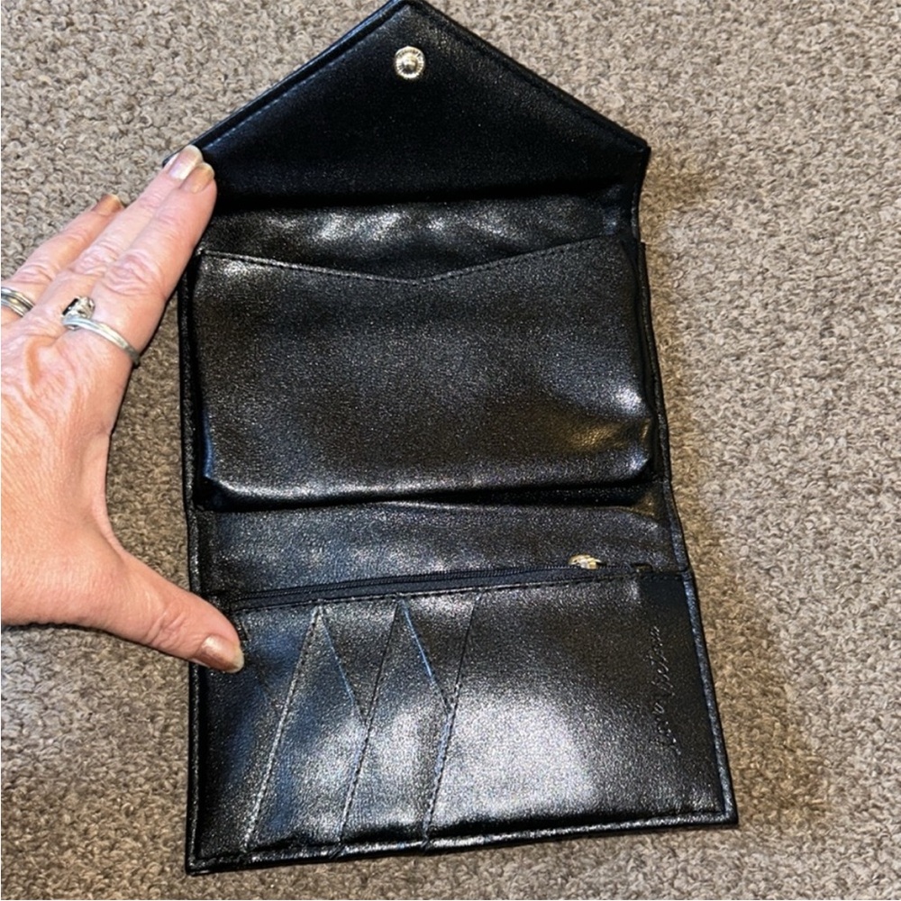 Victoria's Secret Quilted Black Wristlet - Picture 2 of 7